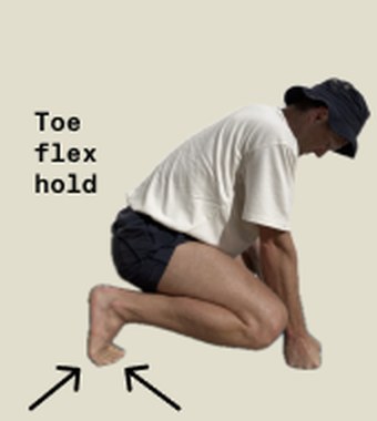 Toe flex hold
